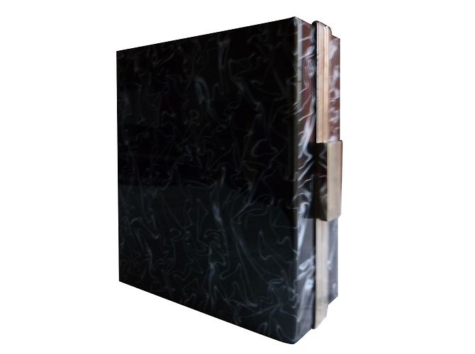 Clutch Zara in plastica nera Nero - vista 2