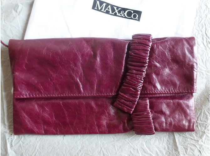 Pochette in pelle Max & Co Viola Porpora - vista 2