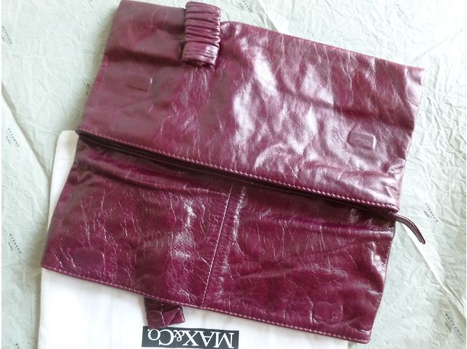 Pochette in pelle Max & Co Viola Porpora - vista 3