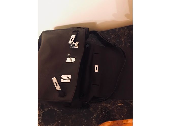Borsa a tracolla Hermès in pelle Taurillon Clemence marrone - vista 11