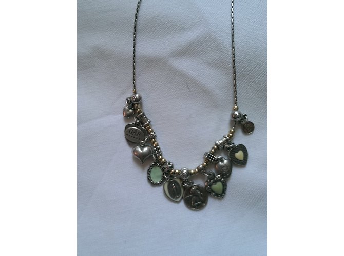 Collana lunga Gas argentata Argento - vista 2