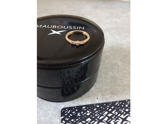 Mauboussin Amour je t'aime Ring aus Roségold und Diamant Größe 46 - Ansicht 7