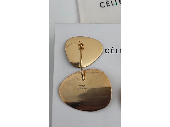 Céline Goldene Blütenblätter Ohrringe - Ansicht 3