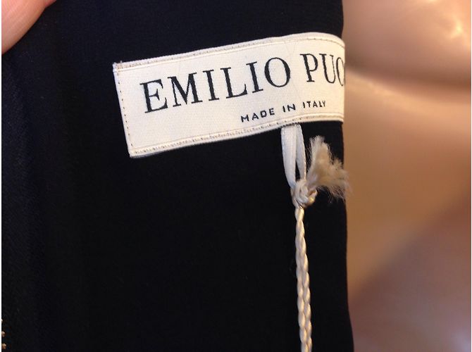 Emilio Pucci Kleid aus schwarzem Lammfell - Ansicht 3