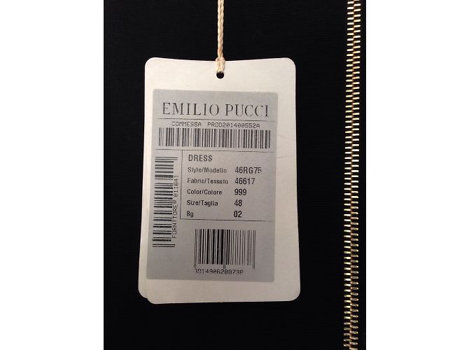 Emilio Pucci Kleid aus schwarzem Lammfell - Ansicht 7