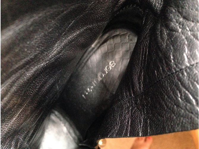 Sergio Rossi Lederstiefel aus Lammleder Schwarz Größe 36,5 - Ansicht 3