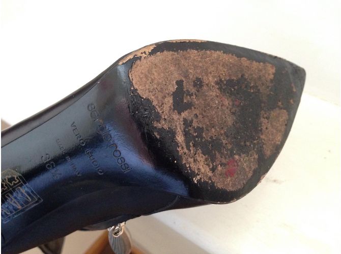 Sergio Rossi Lederstiefel aus Lammleder Schwarz Größe 36,5 - Ansicht 4