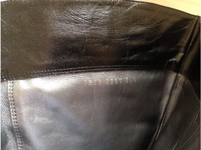 Sergio Rossi Lederstiefel aus Lammleder Schwarz Größe 36,5 - Ansicht 5