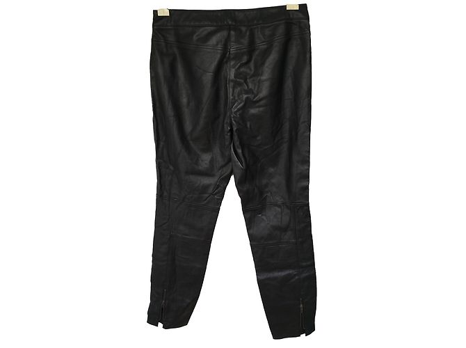 Luisa Cerano Schwarze Hose mit Cut-outs Größe 40 - Ansicht 2
