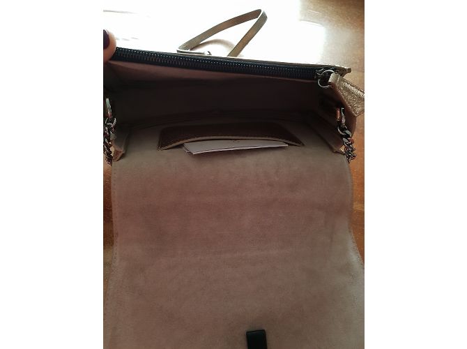Borsa a mano Jimmy Choo Arrow Pelle Oro D'oro - vista 5