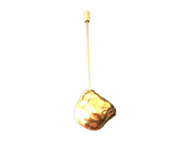 Spilla per foulard Yves Saint Laurent Nuggets Oro D'oro - vista 2