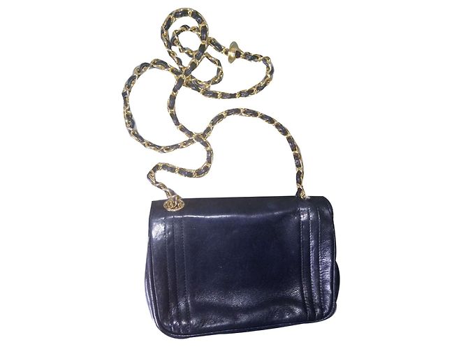 Borsa a mano Chanel in pelle nera Nero - vista 2