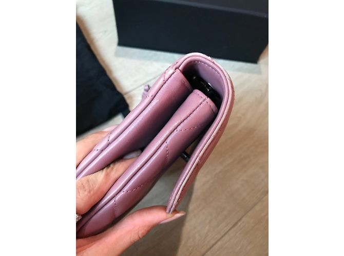 Borsa a mano Chanel Trendy CC Rosa in Pelle - vista 10