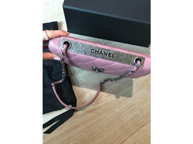 Borsa a mano Chanel Trendy CC Rosa in Pelle - vista 2