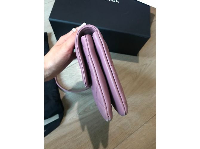 Borsa a mano Chanel Trendy CC Rosa in Pelle - vista 3