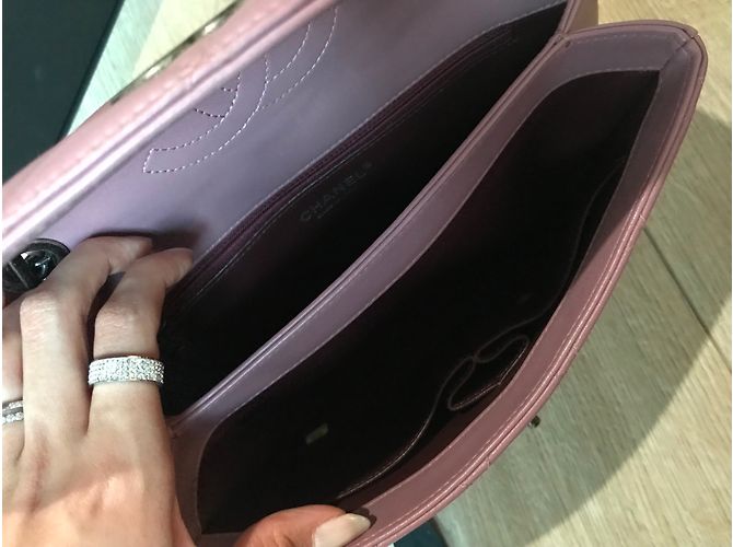 Borsa a mano Chanel Trendy CC Rosa in Pelle - vista 6