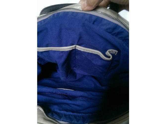Sac cabas Nat & Nin en cuir marron sable - vue 3