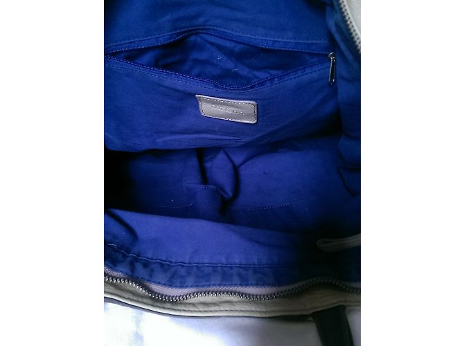 Sac cabas Nat & Nin en cuir marron sable - vue 5