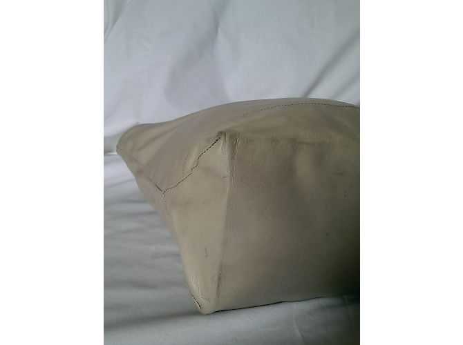 Sac cabas Nat & Nin en cuir marron sable - vue 8