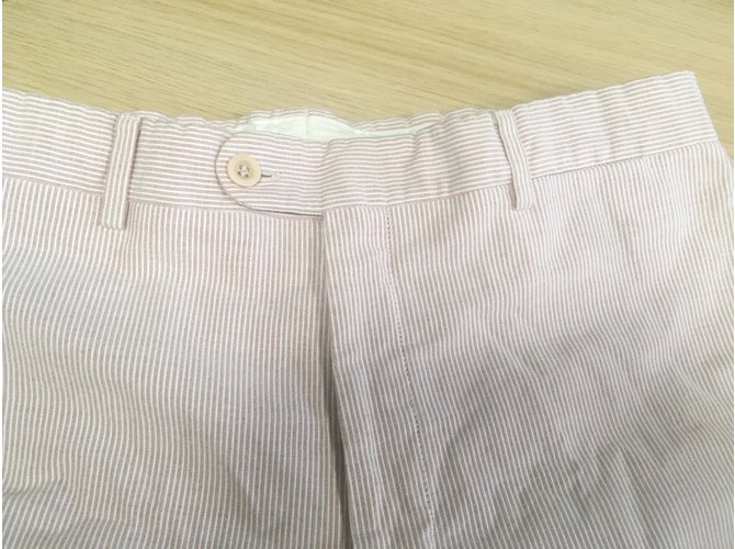 Hermès Pantaloni Rosa Bianco - vista 3