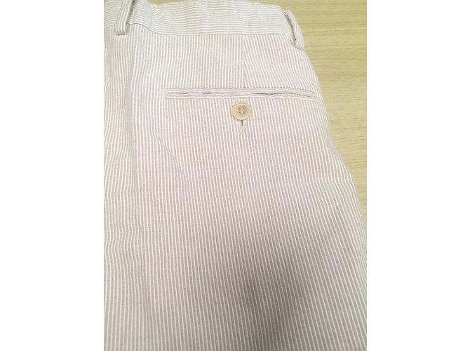 Hermès Pantaloni Rosa Bianco - vista 5