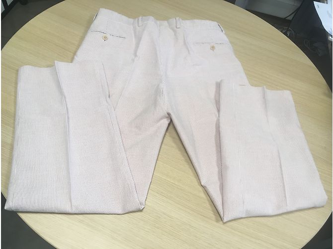 Hermès Pantaloni Rosa Bianco - vista 6