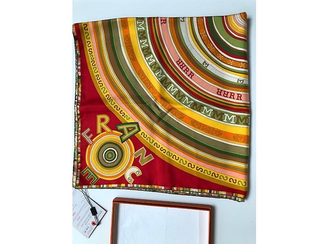 Hermès Tohu Bohu Seidentuch Mehrfarben - Ansicht 5