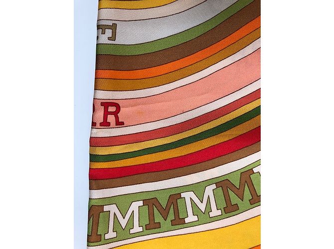 Hermès Tohu Bohu Seidentuch Mehrfarben - Ansicht 16