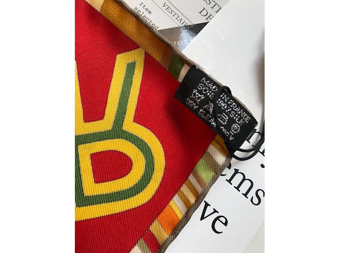 Hermès Tohu Bohu Seidentuch Mehrfarben - Ansicht 7