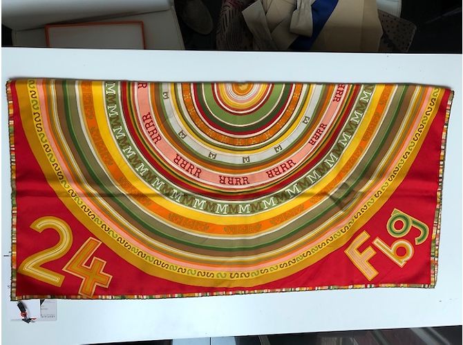 Hermès Tohu Bohu Seidentuch Mehrfarben - Ansicht 8