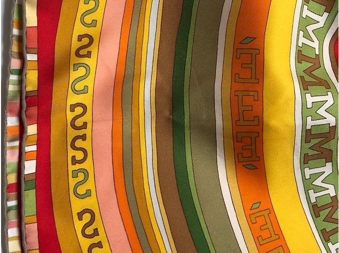 Hermès Tohu Bohu Seidentuch Mehrfarben - Ansicht 9