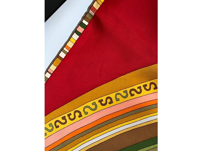 Hermès Tohu Bohu Seidentuch Mehrfarben - Ansicht 11
