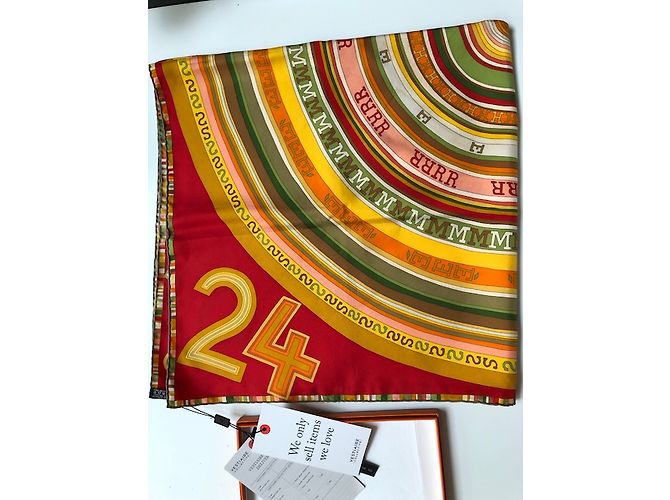 Hermès Tohu Bohu Seidentuch Mehrfarben - Ansicht 13