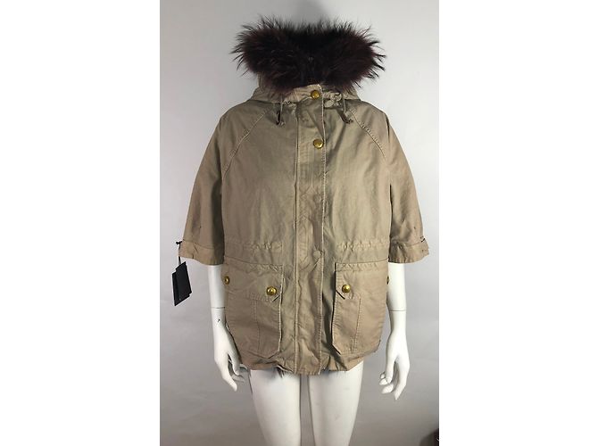 Gold Rush Parka Marrone Beige Bordò - vista 3