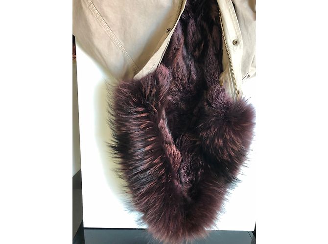 Gold Rush Parka Marrone Beige Bordò - vista 14