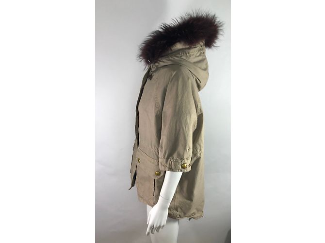 Gold Rush Parka Marrone Beige Bordò - vista 4