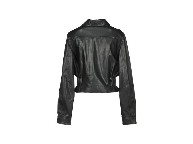 Lederjacke Alexander McQueen, Größe IT 38 Schwarz - Ansicht 2