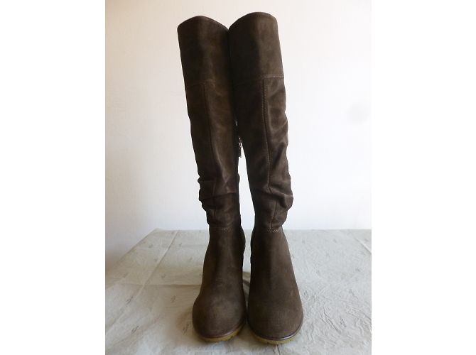 Geox Echte Wildlederstiefel Braun - Ansicht 3