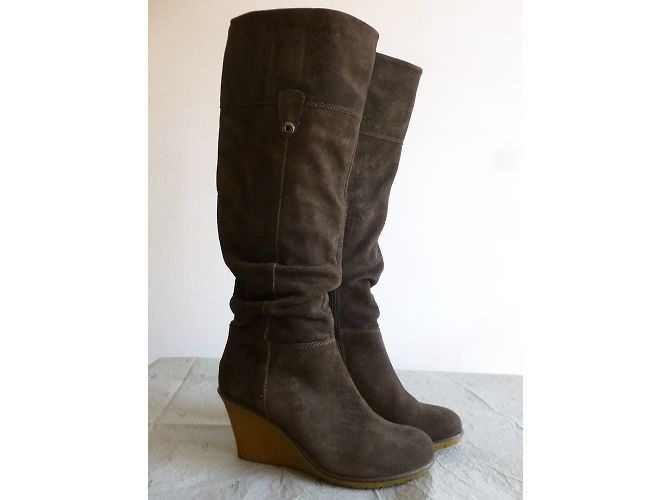 Geox Echte Wildlederstiefel Braun - Ansicht 4