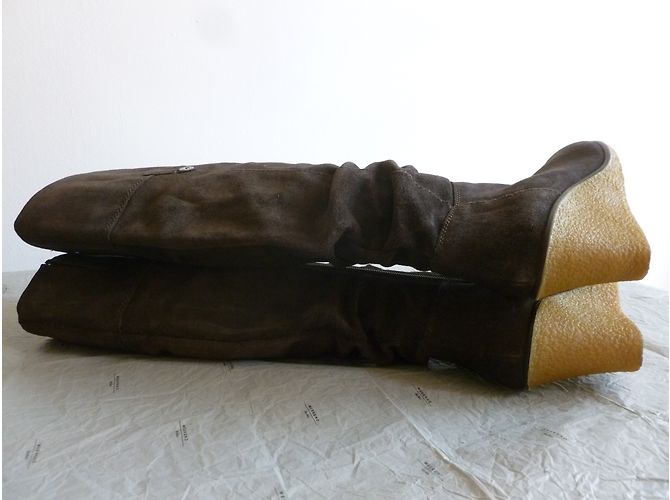 Geox Echte Wildlederstiefel Braun - Ansicht 7