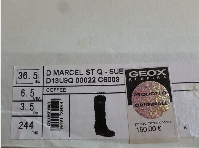 Geox Echte Wildlederstiefel Braun - Ansicht 9
