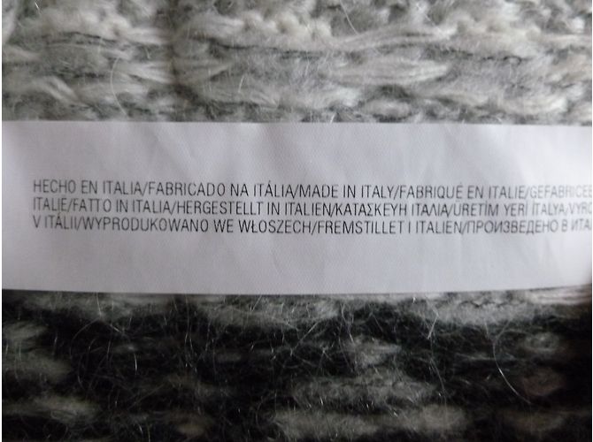 Zara Strickjacke aus Wolle und Mohair grau - Ansicht 9