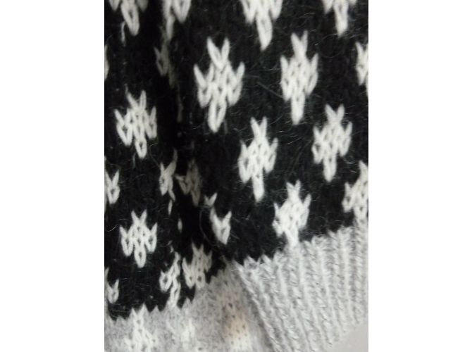 Zara Strickjacke aus Wolle und Mohair grau - Ansicht 12