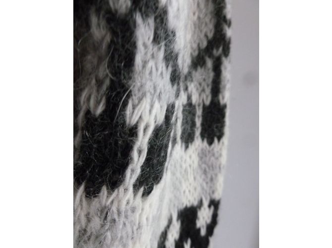 Zara Strickjacke aus Wolle und Mohair grau - Ansicht 13