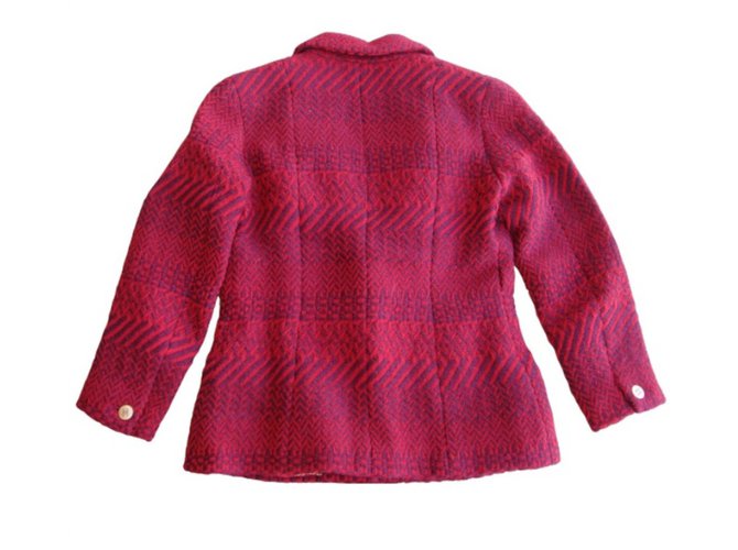 Chanel Jacken Rot Bordeaux - Ansicht 3