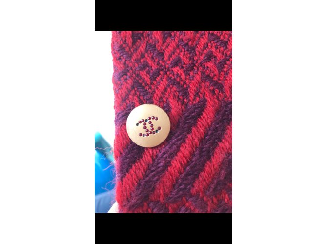 Chanel Jacken Rot Bordeaux - Ansicht 5