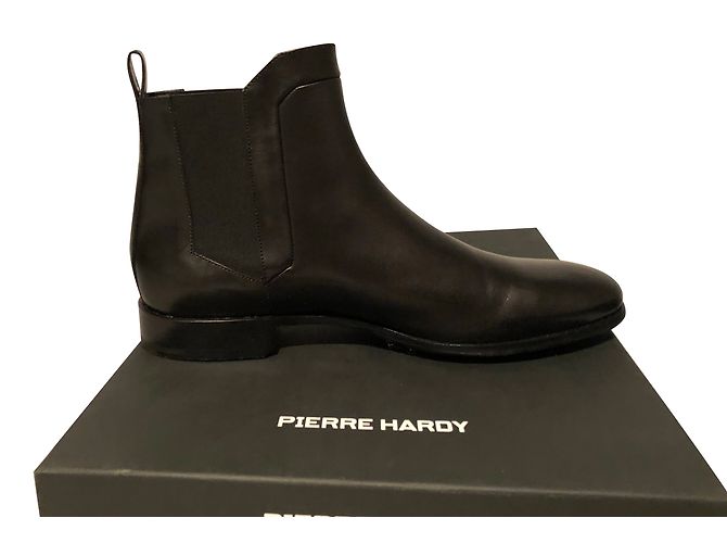 Pierre Hardy Drugstore black leather boots - view 2