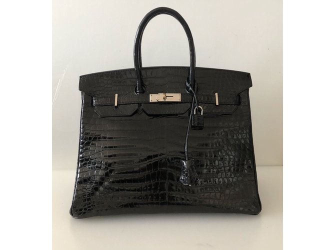 Hermès Birkin 35 Schwarz - Ansicht 2
