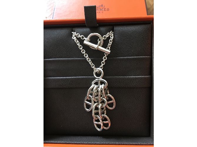 Hermès Collares largos Plata - vista 2