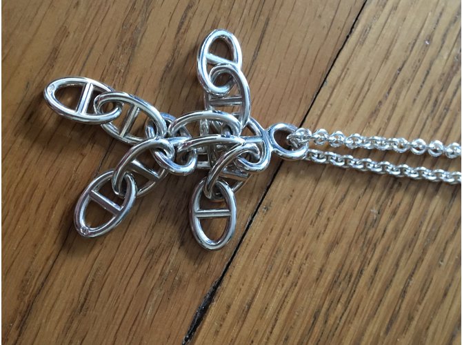 Hermès Collares largos Plata - vista 4